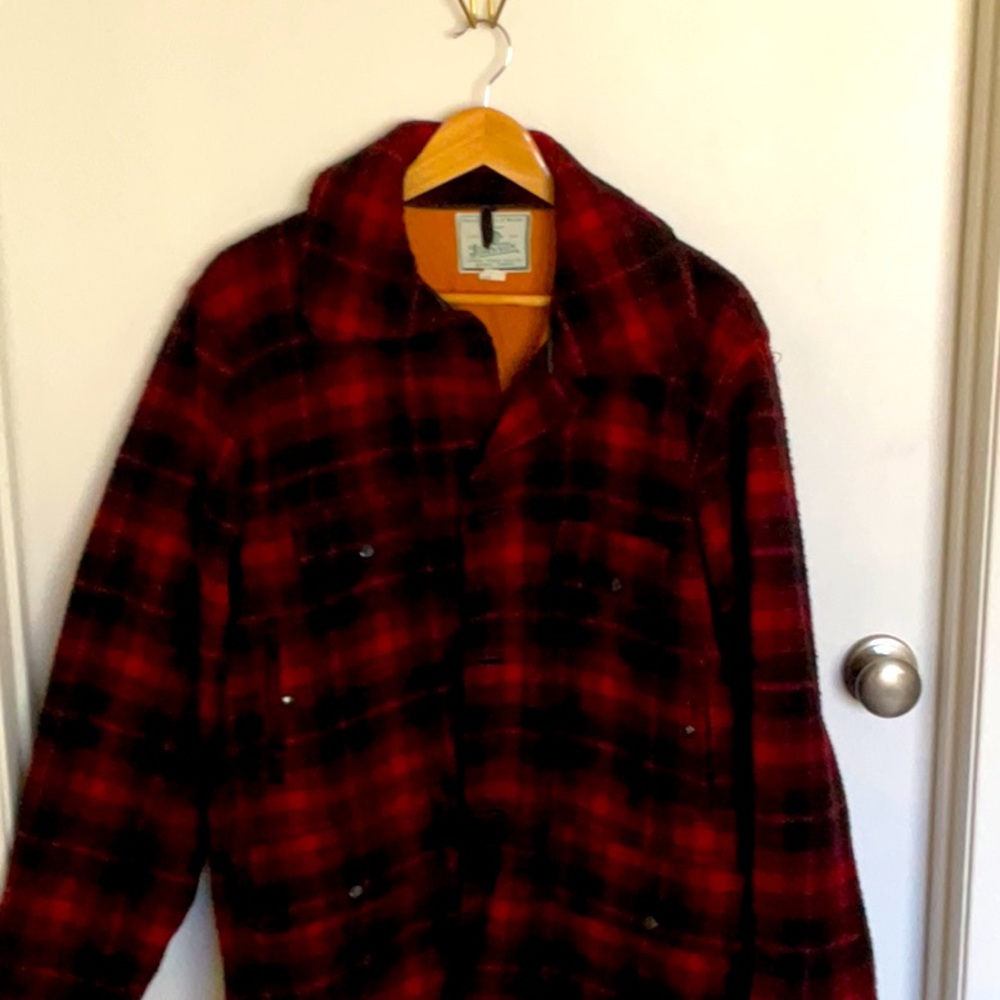 Vintage 1950s Johnson woolen mills winter hunting jacket (Mens size L / 42)